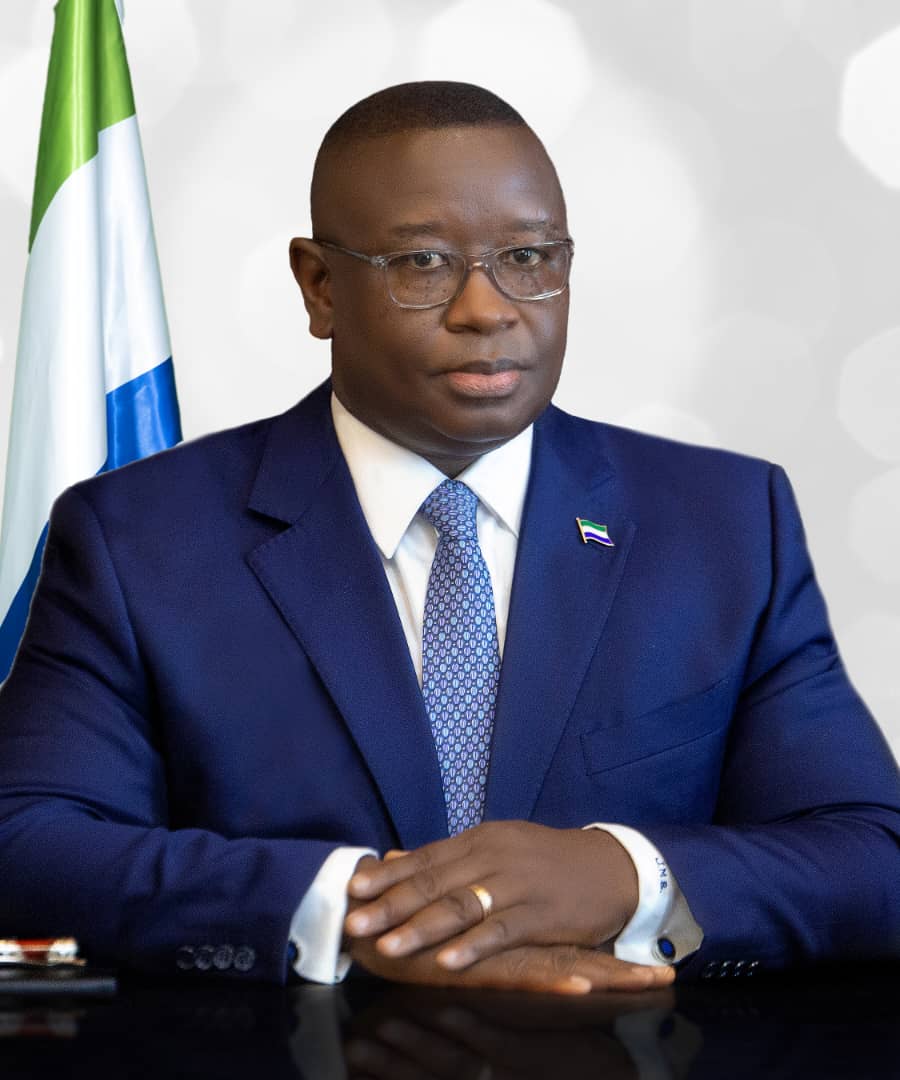 H.E. Rtd. Brigadier Dr. Julius Maada Bio — President of the Republic of Sierra Leone