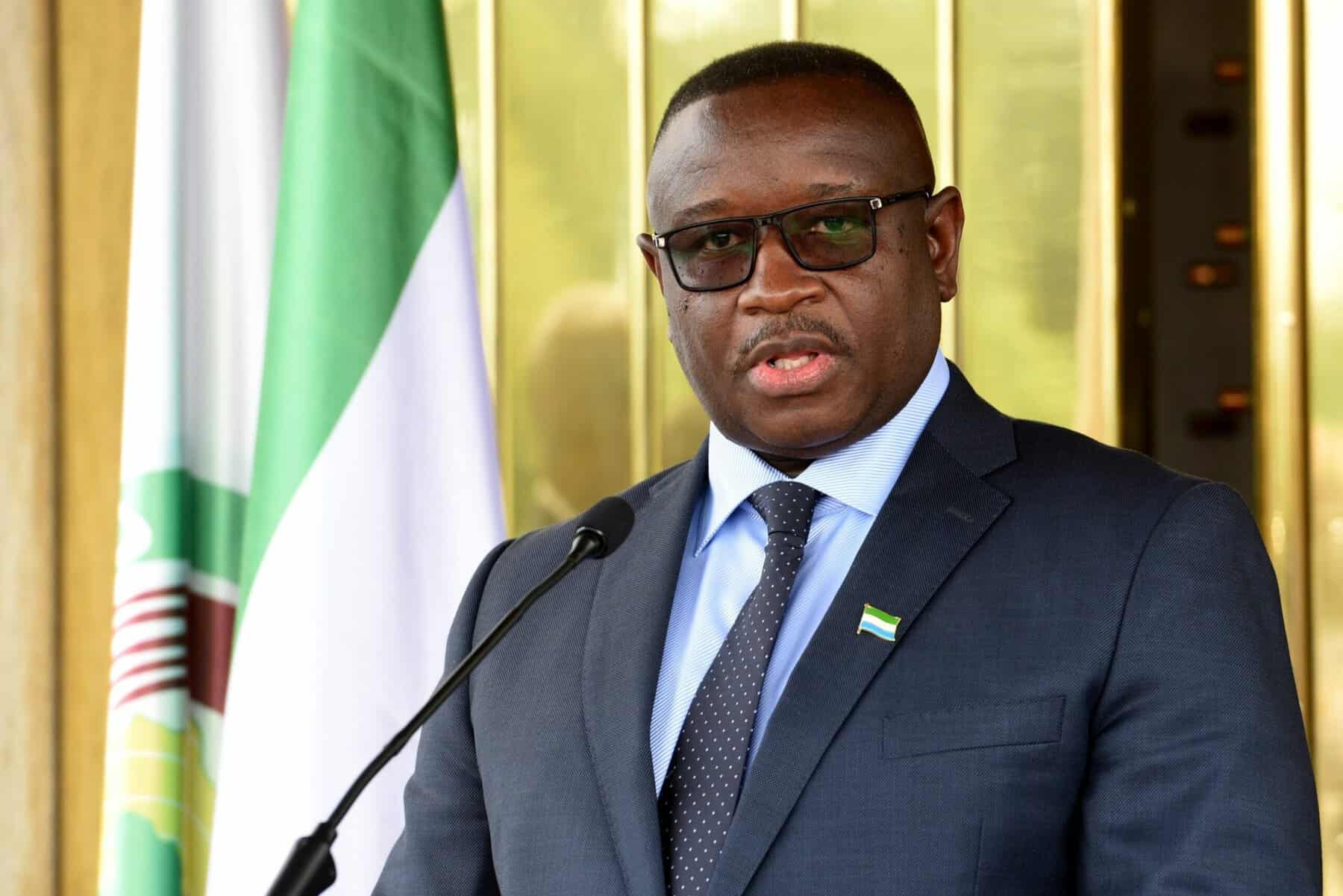 H.E. Rtd. Brigadier Dr. Julius Maada Bio — President of the Republic of Sierra Leone